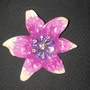 Purple Flower Pendant